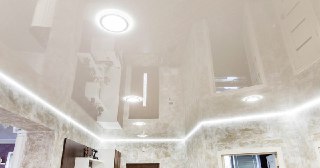 Натяжной ПВХ потолок Лесозаводск, цена от 2145 руб.