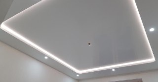 Светодиодные натяжные потолки Лесозаводск, цена от 1577 руб.